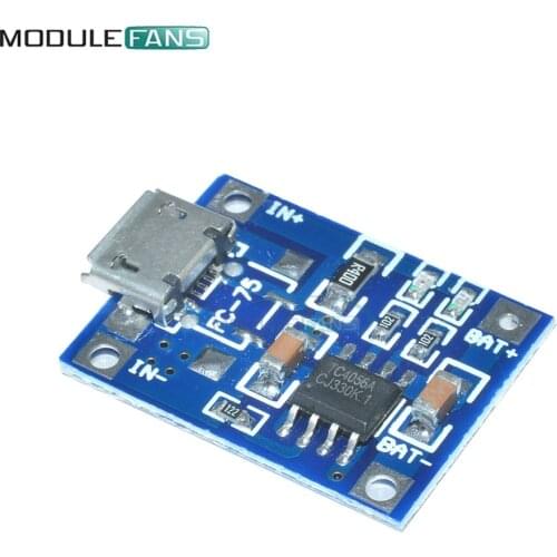 10PCS TP4056 5V 1A Mini Micro Interface USB Lithium Battery Charging Board DIY Charger Module Power Indicator Diy Electronic
