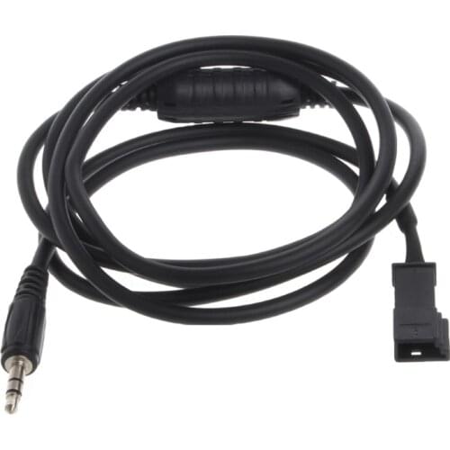 3 Pin 3.5mm Jack AUX Adapter Radio Interface Cable For BMW BM54 E39 E46 E53 X5 E7CA