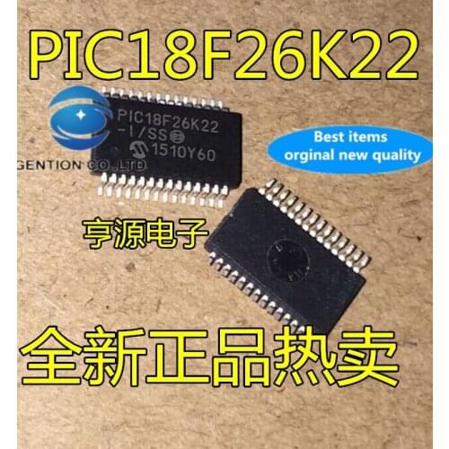 5PCS PIC18LF26K22-I/SS PIC18F26K22-I/SS SSOP28 in stock 100% new and original