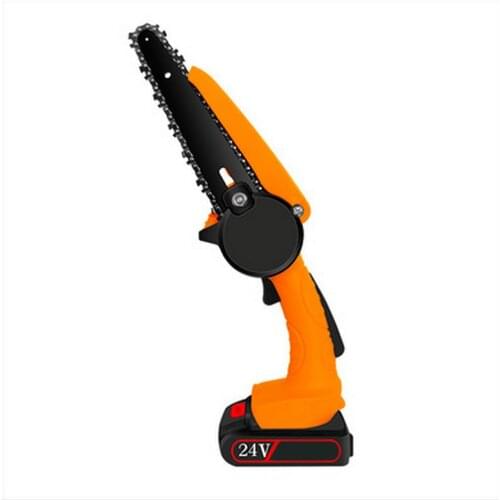 6 Inch 750W Pruning Saw Rechargeable Portable Electric Chain Saw Outdoor Tool Wireless Small Logging One-hand Saw for Garden
