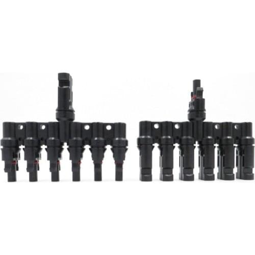 Solar System Accessories 2/3/4/5/6 Branch Solar System Accessories Terminals Solar Panel Series Parallel Connector