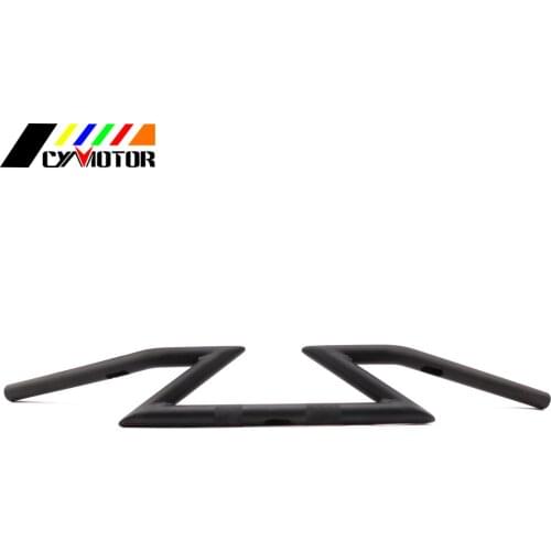 1" 25mm Aluminum Lightning Shape Drag Handlebars Handle Z Bar For YAMAHA HONDA Harley AND Triumph Victory Chopper Cruiser Buoy