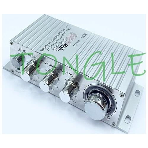 Lossless Audio Amplifier 580W 4ohm Hi-Fi Stereo Amplifier for Arcade Game Machine Home Theater Amplifier 12V Power Supply Input