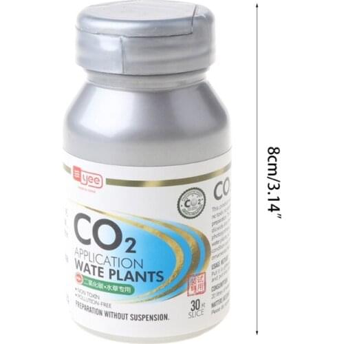 30 Pcs Aquarium CO2 Tablets Carbon Dioxide Diffuser for Live Water Plant Grass P15D