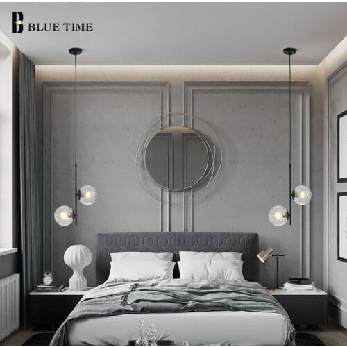 Hot Sale Modern Ceiling Chandelier Lamp Decorative LED For Bedroom Living Room Dining Room Glass Ball Lampshape