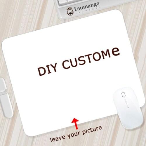 Diy Custome Mouse Pads Gaming Pc Pad Mousepad Small Gamer Carpet Anime Gamers Accessories Desk For Office Computer Mat Black