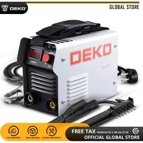 DEKO DKA Classical Series DC IGBT Inverter ARC Welder 220V MMA Welding Machine 120/160/200/250 Amp for Home DIY Beginner
