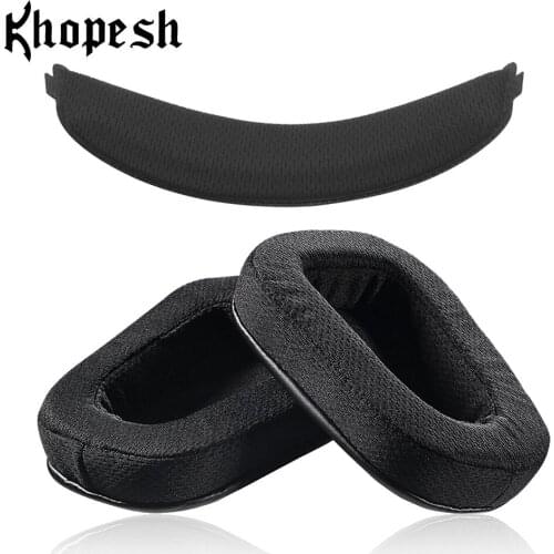 Khopesh Earpads Headphone Ear Pads For Logitech G633 G933 Earpads Headphone Ear Pads Replacement Earmuff Cushions Cover