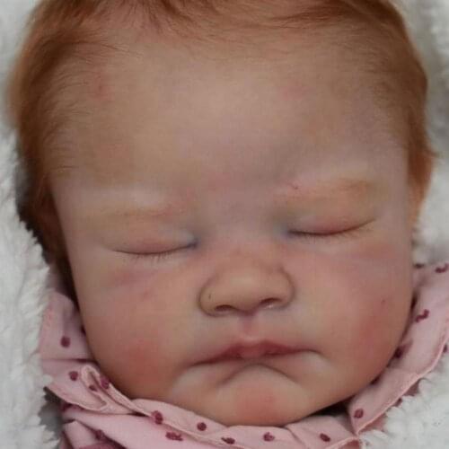 NPK 22Inch Limited Edition Reborn Dolls Kit August With Soft Popular Edition Lifelike rebirth dolls Kit COA