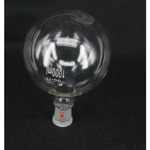 1000ml 24/29 Joint Borosilicate Glass Flask Round Bottom Single Short Neck Lab