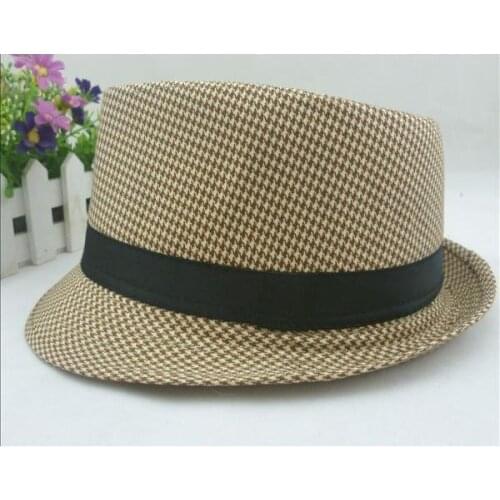 2019 New fashion Boys Fedoras baby cap dicer top fedora hat