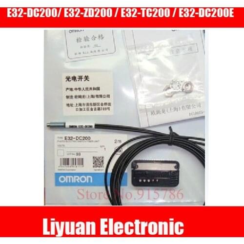 New High Quality Optical Fiber Sensor E32-DC200/ E32-ZD200 / E32-TC200 / E32-DC200E for Omron