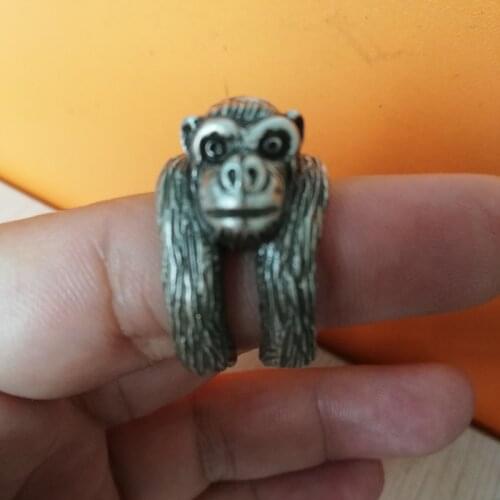 Wholesale Gorilla Ring Jewelry Chimpanzee Great for all the Animal, and Pet Lovers 10pcs/lot