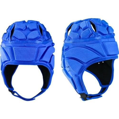 Kids Adult Rugby Soccer Goalkeeper Helmet Thick EVA Goalie Head Protector Cap