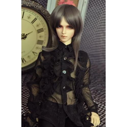 1/4 1/3 scale BJD clothes black Chiffon shirt for BJD/SD MSD SD13 SD17 SSDF ID72 HID strong Uncle doll accessories C0164