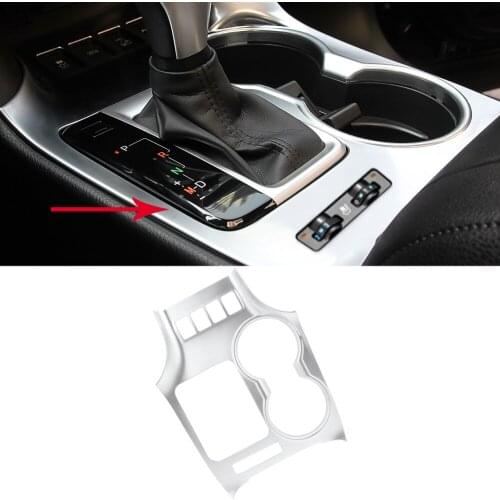 Senzeal ABS Car Interior Central Cup Decoration Fit for Toyota Highlander 2014 2015 2016 2017 2018 2019 High Configuration