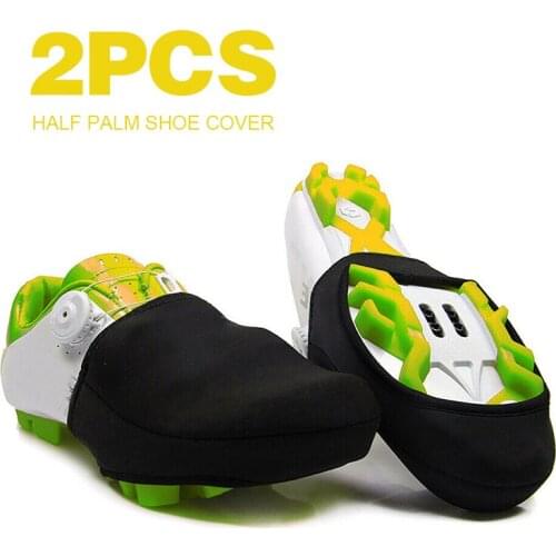 Cycling Shoe Toe Covers Winter Toe Warmers and Windproof Half Shoe Cover Protectors Black 1 Pair-Riding Equipment