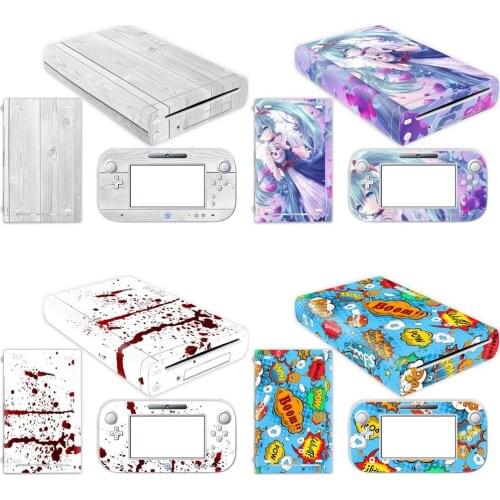 FOR Wii U UK USA Flag Customed Games Accessories Vinyl Skin Sticker for Nintendo Wii U Console and Controller