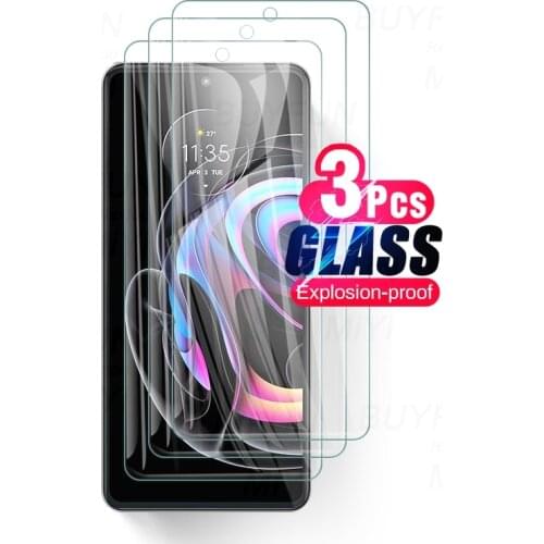 3PCS Protective Glass On For Motorola Moto Edge 20 Pro 20Lite Lite Light Pro 2021 9H Premium Screen Protectors Film Guard Cover