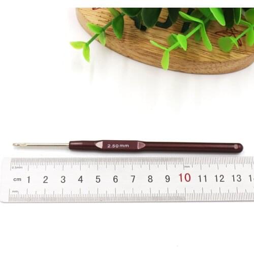 16Pcs Plastic Handvat Haaknaalden Handvat Breinaalden Set Crochetings En Breisels 0.5Mm-2.5Mm 16 Size