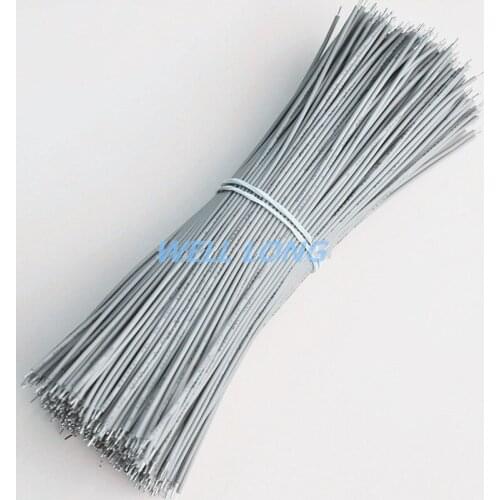 500 pcs/lot ) Gray Wire 150mm, UL-1007 26AWG Wire, Cable