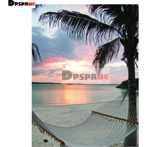 5D DIY Diamond Painting Full Square/Round Landscape Sunset Cross stitch Kit Mosaic Picture of Rhinestones Diamond Embroidery D13