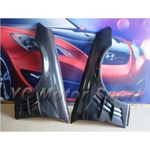 Car Accessories Carbon Fiber WI Style Front Fender Fit For 2003-2008 MB C55 CLK Class Front Fender Flares