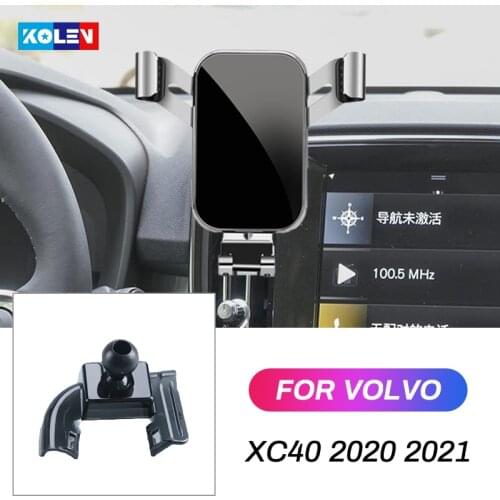 Car Mobile Phone Holder For Volvo XC40 2020 2021 Air Vent Smart Phone Stand GPS Mount Cradle Clip Navigation Bracket Accessories
