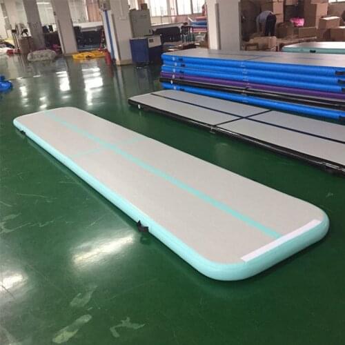 Free Shipping Inflatable Gymnastics Air Track Tumbling Mat Airtrack Floor Mat 5m Trampoline With Electric Air Pump for Home Use