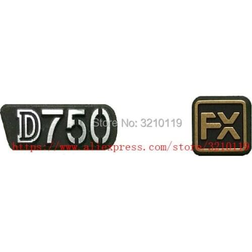 Free Shipping NEW FX and D750 front logo repair parts for Nikon D750 SLR digital camera