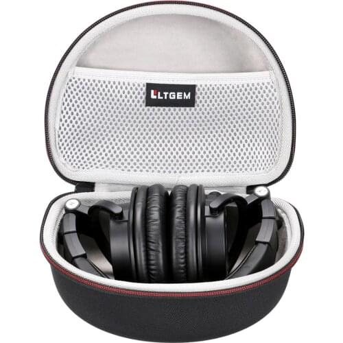 LTGEM Case for Audio-Technica ATH-M50x/M50/M70X/M40x/M30x/M50xMG Professional Studio Monitor Headphones