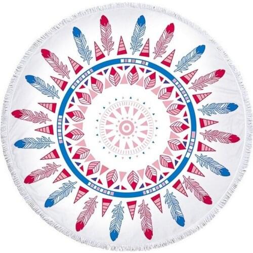 Color feather pattern large beach towels miraculous microfiber towel Bath towels Bath towel Towel beach Beach cover up For home