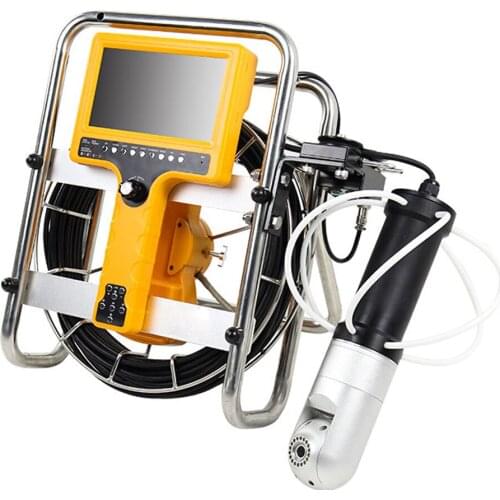 Home and Industrial Chimney Inspection Camera Systems 360 degree pan tilt cameras HD 7inch Monitor stove inspection