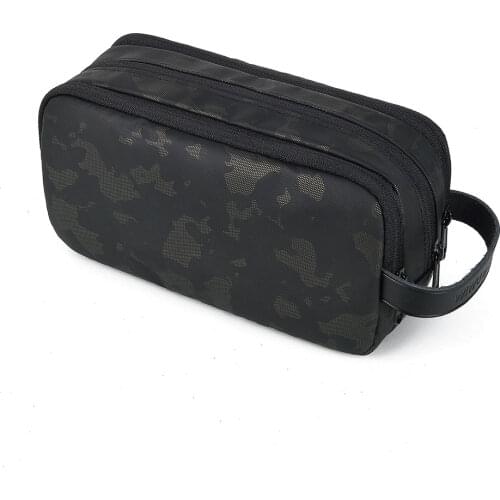 WIWU Electronic Organizer Bag Power Bank Pouch 2 layers Large Capacity Storage Bag USB Cable Charger Case Traveling Storage Bags