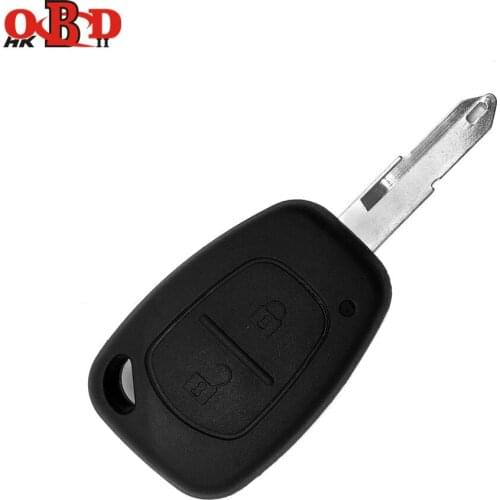 HKOBDII for Renault 2 buttons Car Key Remote Control 206 Blade + PCF7946 Chip 434MHZ