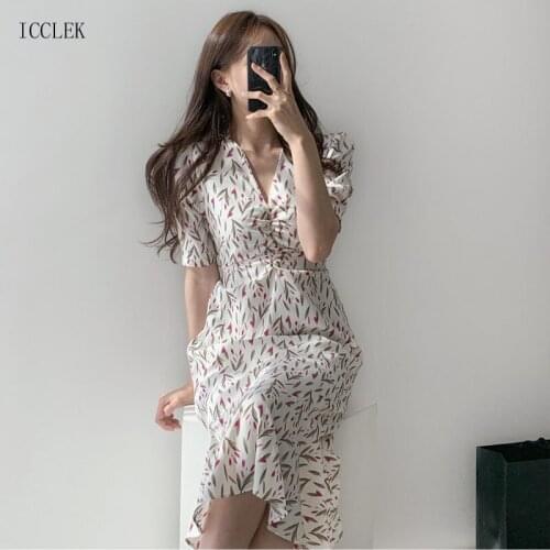 Летние платья с коротким рукавом ICCLEK China At AliExpress