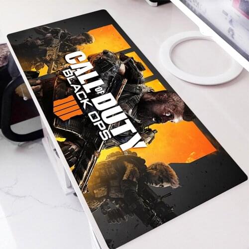 Gaming Call of Duty Modern Warfare Pad Mouse Gamer Mats Kawaii Accessories White Keyboard Carpet Computer Mat Custom Desk for Pc