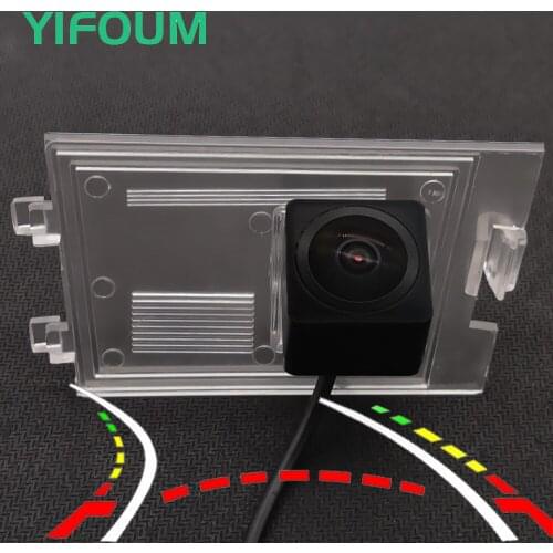 AHD Fisheye 12LED Dynamic Trajectory Car Rear View Wireless Camera For Jeep Compass Liberty Grand Cherokee Patriot 2012-2015
