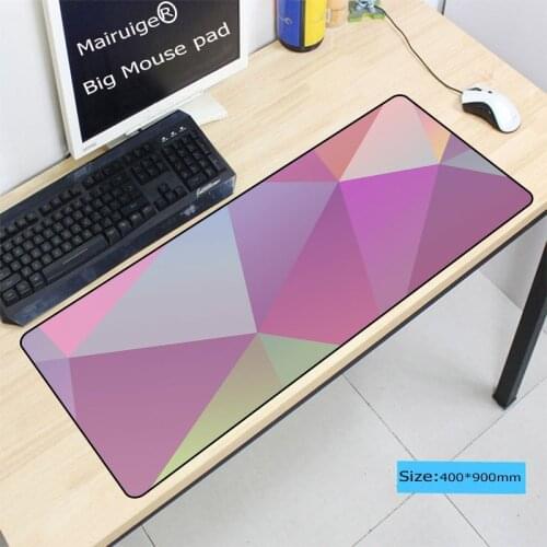 Mairuige 600x300/700x300/800x300/900x400mm Color Marble Locking Edge Mouse Pad Large Computer Keyboard Mat Table Gaming Mousepad