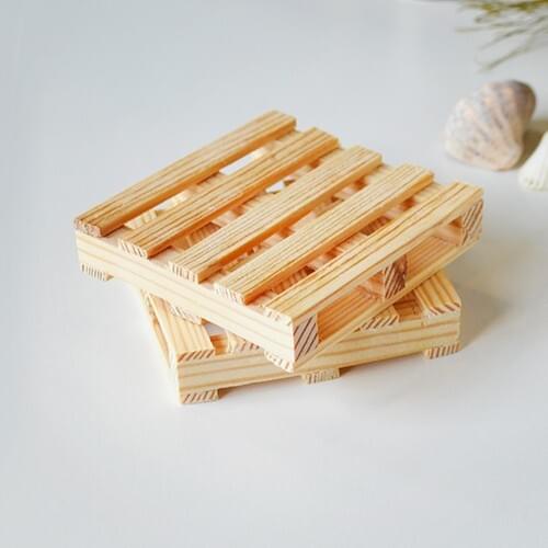 Mini Pallet Coaster (4 Pieces) Tea Cup, Cup Coaster