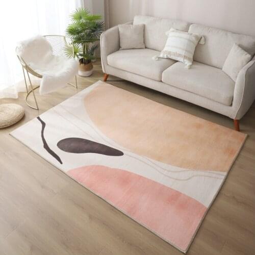 Soft Faux Cashmere Carpets For Living Room Home Rugs Bedroom Decoration Sofa Coffee Table Floor Rug Simple Design Study Mat