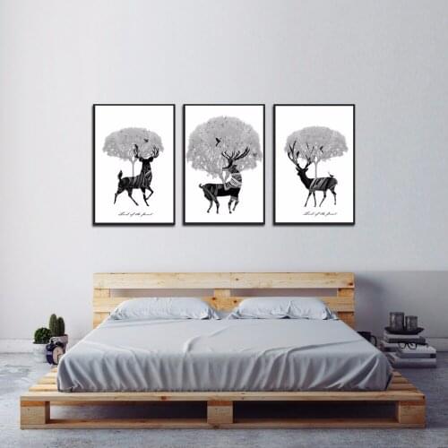 No Framed Wall Art Canvas Painting Elk feathers Picture Home Decor On Canvas Modern Wall Prints Artworks