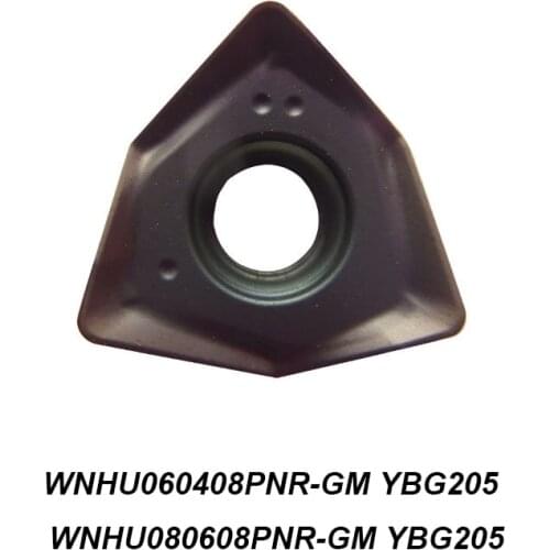 Original WNHU 060408PNR-GM 080608PNR-GM WNHU060408PNR-GM WNHU080608PNR-GM YBG205 Processing Stainless Steel CNC Milling Cutter