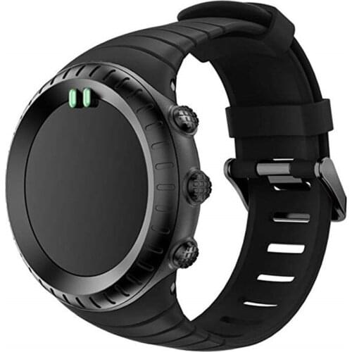 Rubber Replacement Watch Band for Suunto Core Smart Watch with Metal Clasp Small Large for Women Men Colorful Soft Silicone 9.5