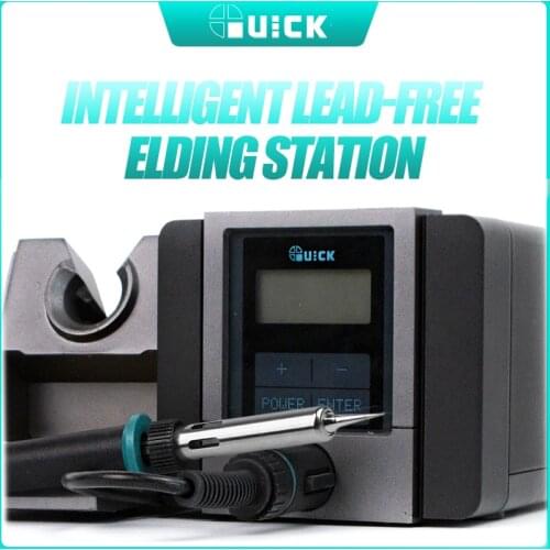 QUICK TS1100 220V 90W Intelligent lead-free soldering station electric soldering iron adjustable temperature constant antistatic