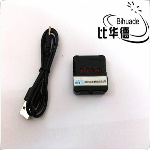 BIHUADE 3.7V charger lithium battery charging box remote control aircraft UAV accessories 1 charge 4