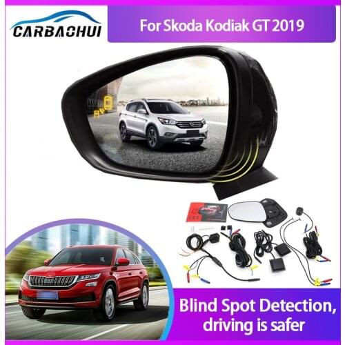 Car Blind Spot Mirror Radar Detection System BSD BSA BSM Microwave Blind Spot Monitor Radar Detectors For Skoda Kodiak GT 2019