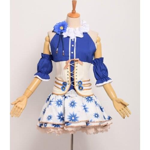 Love Live Sonoda Umi Flower Cosplay Anime School Idol Project Costume Tops+Skirt Outfit Blume Series Clothes