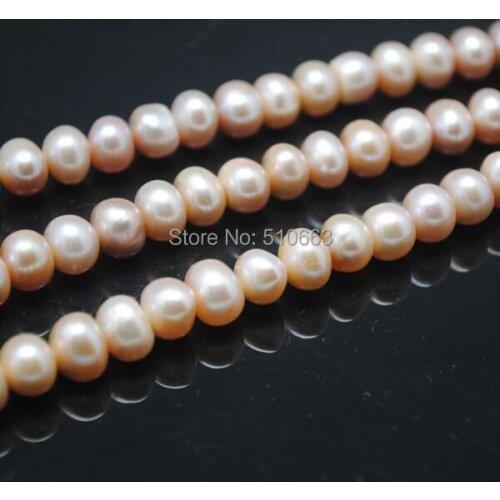 1 Strands=38cm length/Lot(100pcs), Nature Cultured Freshwater Pearl,Abacus Shape,Purple Colors,Size: 5-6mm,Nature Pearl