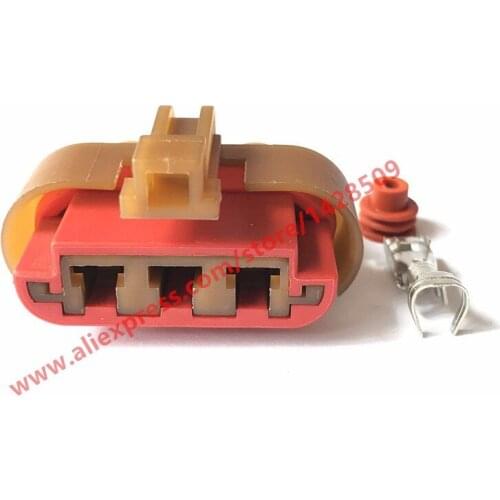 10 Sets Auto 3 Pin Female Wire Harness Waterproof Connector